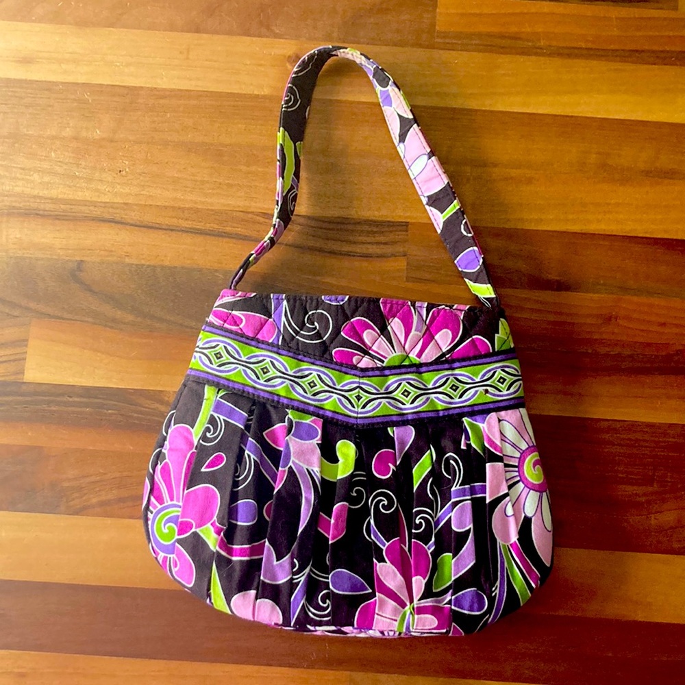 Vera Bradley Hannah Purse - Retired pattern - Purple Punch